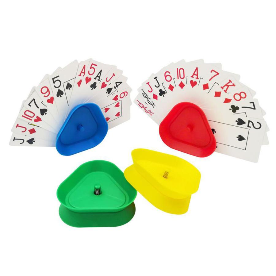 4パックトランプ用カードホルダー.ハンズフリーnglerの形状.を保持して
