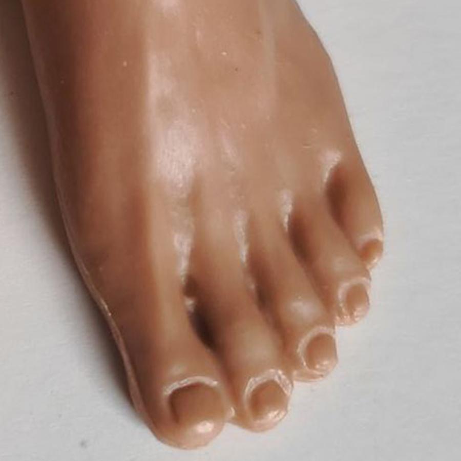 ヌード男性/女性1/6スケールアクションフィギュア足のペア