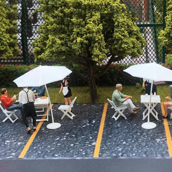 1:64フィギュアウェイター飼い葉桶シーンレイアウトジオラマ