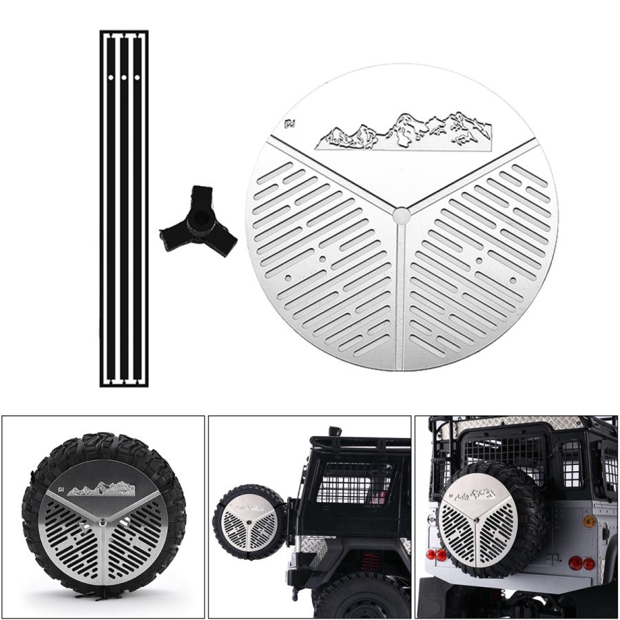 1/12スケールrcクライミングカー金属スペアタイヤマウントホルダーラックmnためD90 D91 MN99S｜stk-shop｜06