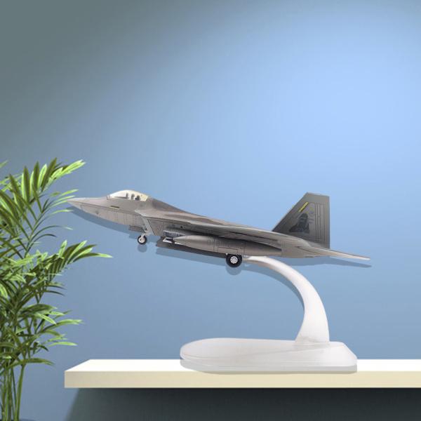F22 1:100スケール戦闘機モデル金属飛行機キットのグッズ子供大人