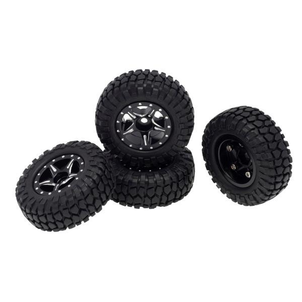 4本1 / 24RCクローラーホイールタイヤはアキシャルSCX240000200001