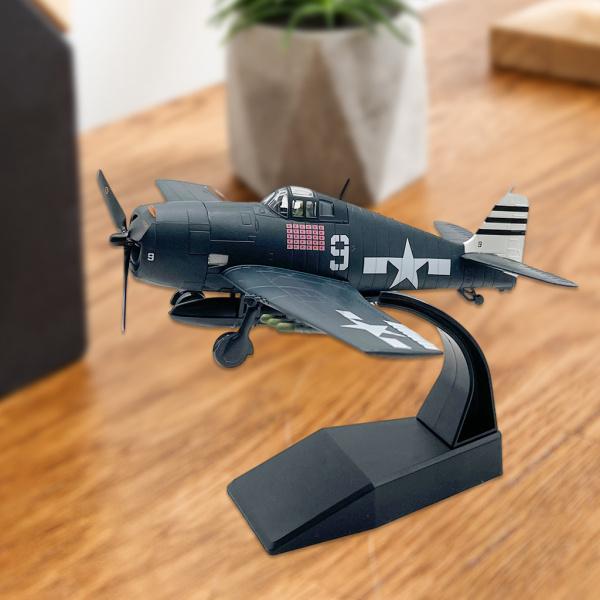 1/72スケールF6F戦闘機模型飛行機スタンドお土産デスクトップ