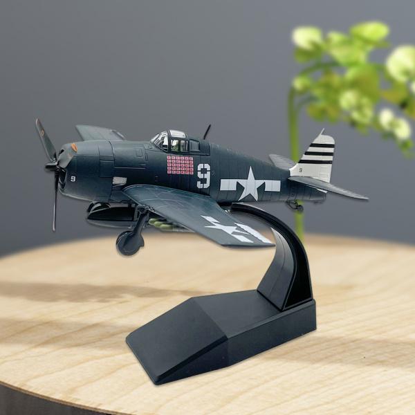1/72スケールF6F戦闘機模型飛行機スタンドお土産デスクトップ
