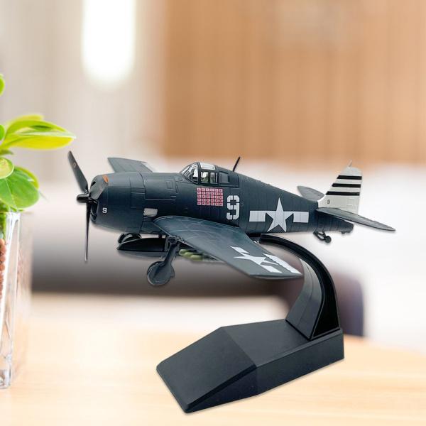 1/72スケールF6F戦闘機模型飛行機スタンドお土産デスクトップ