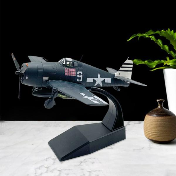 1/72スケールF6F戦闘機模型飛行機スタンドお土産デスクトップ