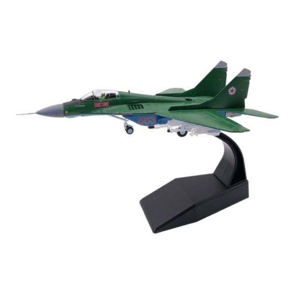 1/100 MIG-29戦闘機ダイキャストモデル航空機、ディスプレイスタンド