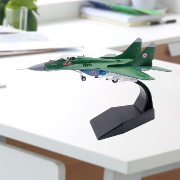 1/100 MIG-29戦闘機ダイキャストモデル航空機、ディスプレイスタンド