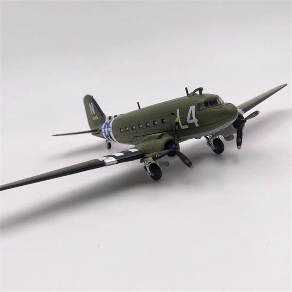 1：100スケール第二次世界大戦米国C47輸送戦闘機合金モデル飛行機キットの装飾、19.2x29cm｜stk-shop｜09