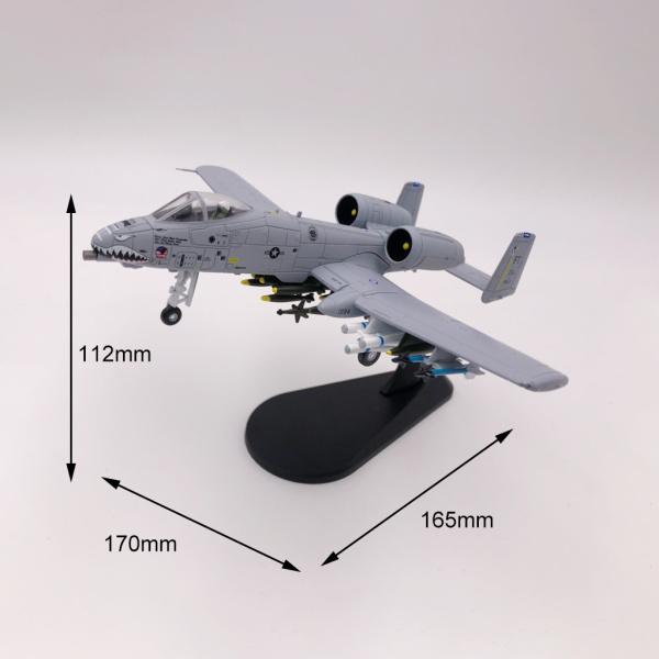 1 / 100th Realistic Aviation A USA A-10攻撃機、USA飛行機戦闘機航空機玩具モデル（ディス取り外し可能｜stk-shop｜09