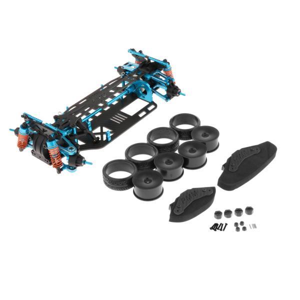 257mm 1:10タミヤTT01トラック用RCクローラーカーカーボンファイバーホイールベースボディフレームシャーシアップグレードパー