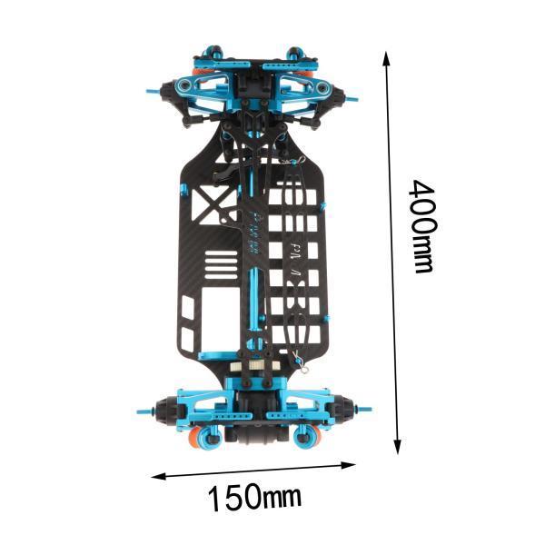 257mm 1:10タミヤTT01トラック用RCクローラーカーカーボンファイバーホイールベースボディフレームシャーシアップグレードパー 257mm 耐久性