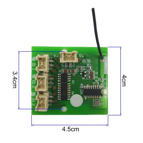 2.4G RCトランスミッターアクセサリーキット、RCパーツモジュール6チャンネルリモートコントロールレシーバー、RCボートモデルワイヤレス｜stk-shop｜08