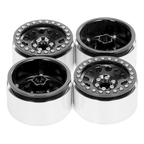 4個ビードロックホイールリム1:10シミュレーションクライミング