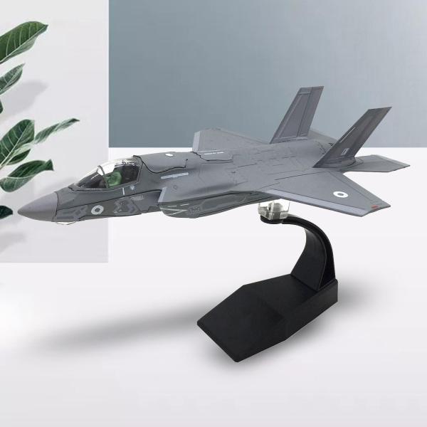 棚装飾用スタンド付きダイキャスト1/72スケール航空機F-35Bファイター｜stk-shop｜03