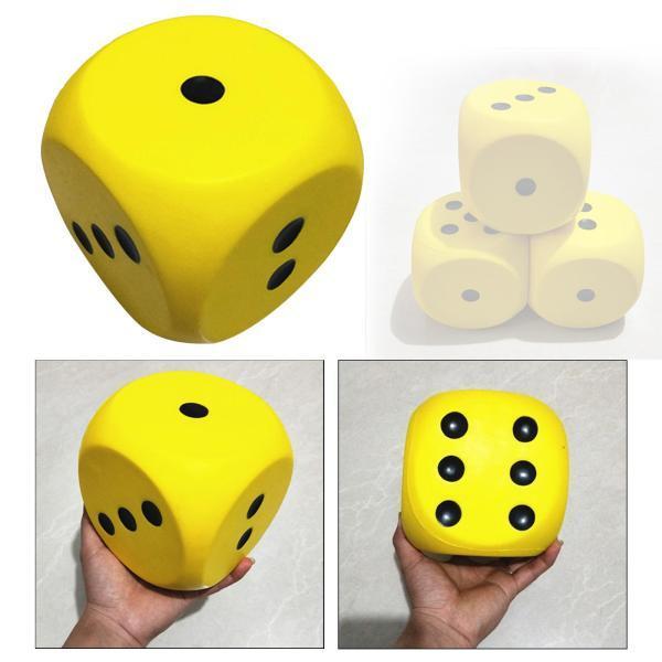 イエローサイコロ シリアル番号なし／カジノ用サイコロ 19mm【イエロー】 - クトゥルフ