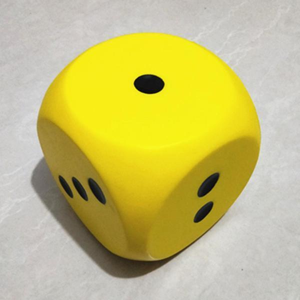 泡のサイコロ、教室のための6インチの大きい泡のサイコロ、子供学生の