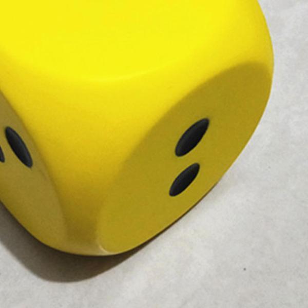 泡のサイコロ、教室のための6インチの大きい泡のサイコロ、子供学生の