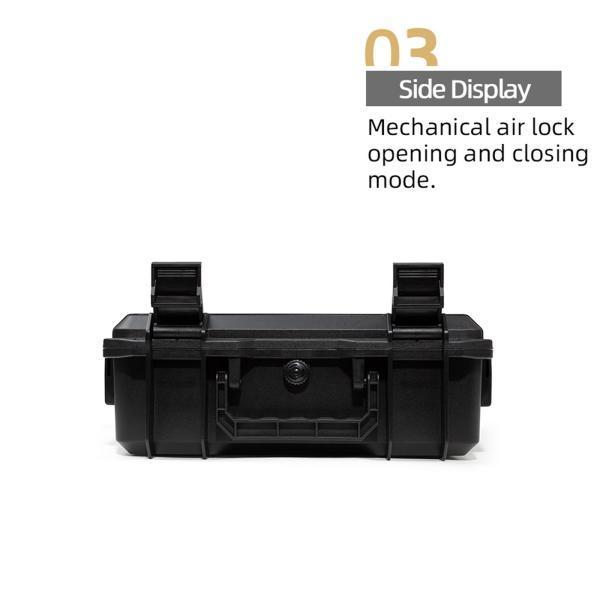 ドローンキャリングケース DJI Mini3Pro用 収納ケース ボックス 防爆 耐圧 大容量 ドローン 充電器 バッテリー リモコン 収納 ハンドル付 持ち運び 防水 耐衝撃|stk-shop|05