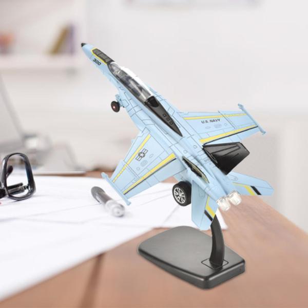 1/100 F18 戦闘機モデル航空機モデル卓上装飾リビングルームホーム