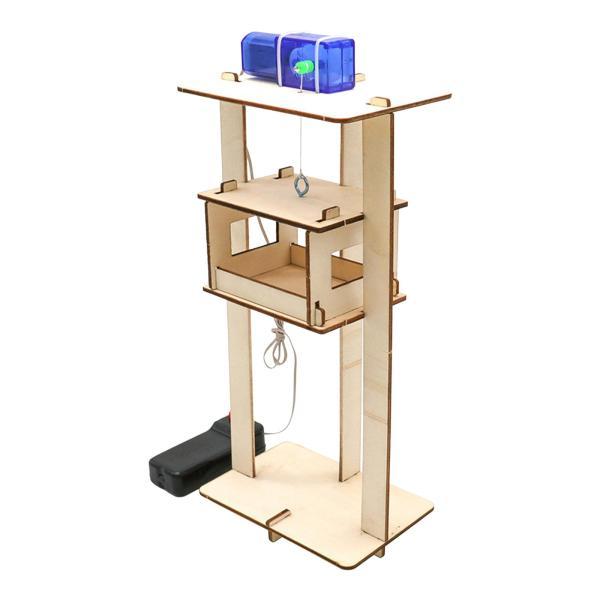 電気エレベーターのおもちゃ DIY 組み立て  ティーンエイジャー 科学実験 科学 クリエイティブ 男の子と女の子 子供用 リフトおもちゃ｜stk-shop｜02