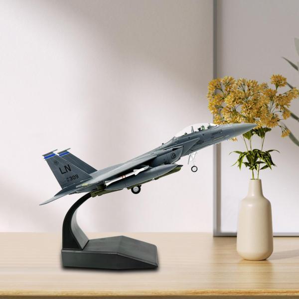 ダイキャスト合金モデル 1/100 スケール F15E 戦闘機シミュレーション