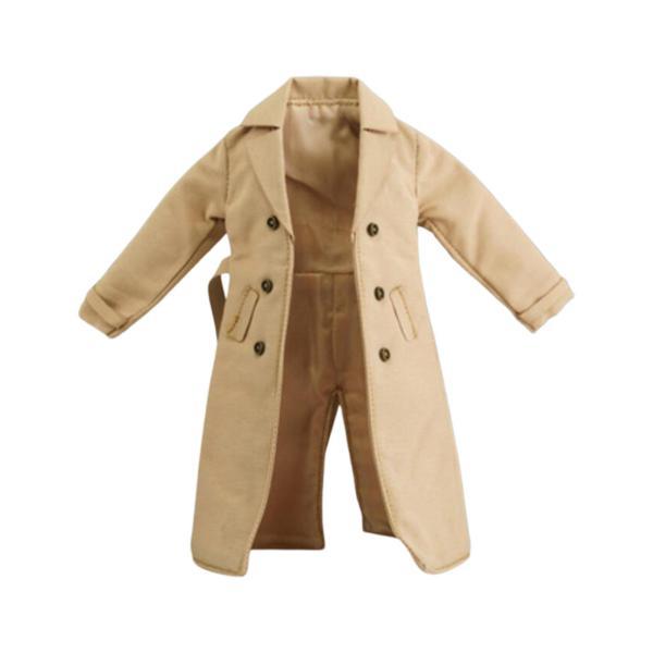 1/12 男性女性トレンチコート手作り人形服 6 インチフィギュアボディ用