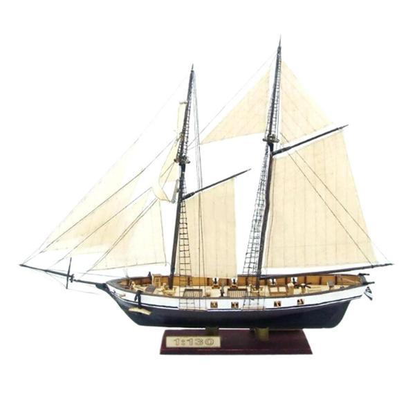 DIY クラフトヨットモデル容器木製モデル構築帆船モデル : STKショップ