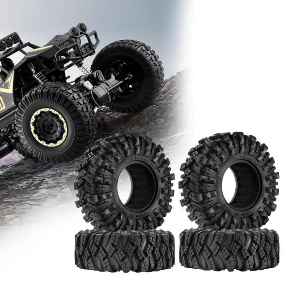 4本のゴムタイヤ、ホイールタイヤ、1/10ホイールタイヤ、D90 RCカー