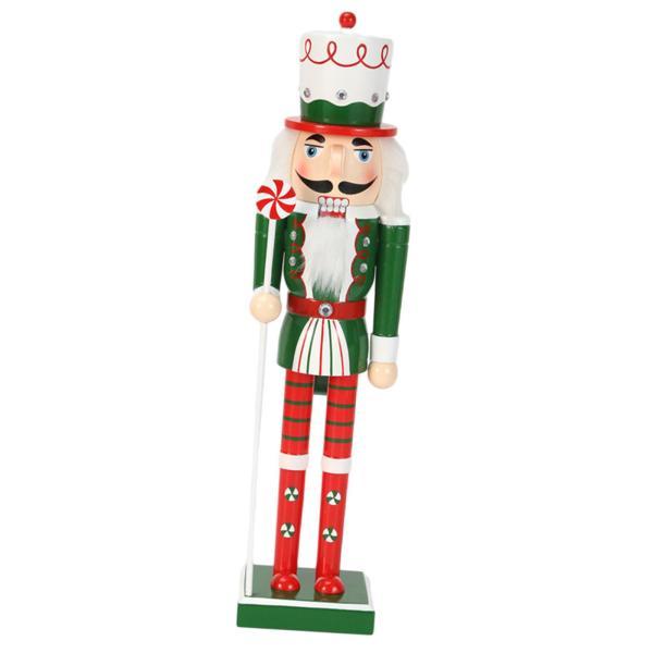 クリスマスくるみ割り人形オーナメント木製くるみ割り人形兵士伝統的な像人形フィギュア装飾デスクトップクリスマス誕生日 , D｜stk-shop｜05