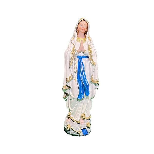 マリア置物コレクション樹脂聖なる神聖な精神的な礼拝聖像彫刻卓上デスク家族クリスマスギフト用｜stk-shop｜03