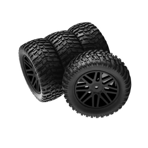 4x 1/10 RC オフロード タイヤとホイール 交換用 94107、94170、94155 