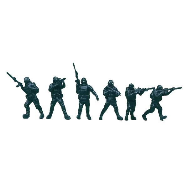 6 個入り 1/64スケールアクションフィギュア 特殊部隊 塗装済み完成品