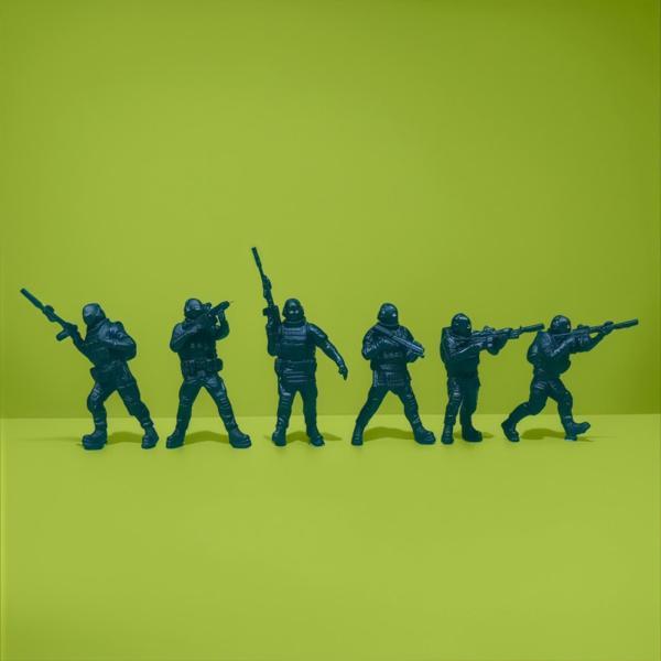6 個入り 1/64スケールアクションフィギュア 特殊部隊 塗装済み完成品