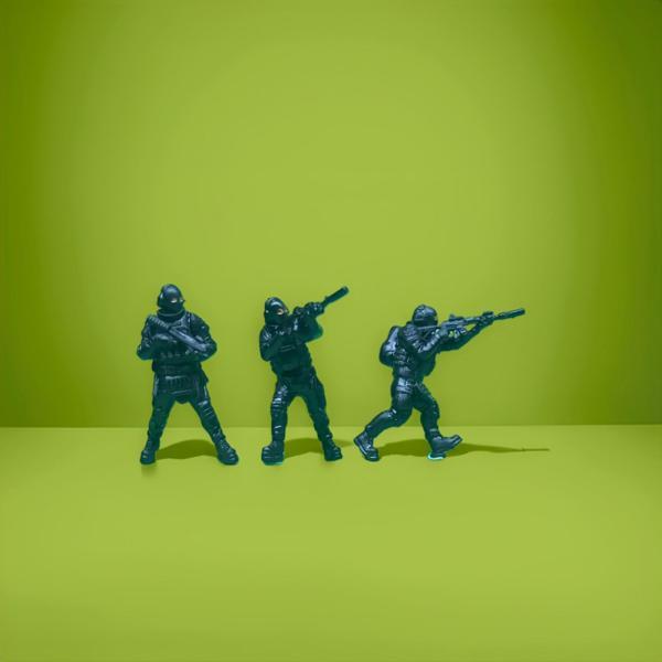 6 個入り 1/64スケールアクションフィギュア 特殊部隊 塗装済み完成品