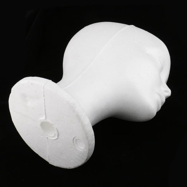 マネキンヘッド モデル マネキン頭部 発泡スチロールフォーム  帽子  展示ラック サロン 女性頭部モデル｜stk-shop｜06
