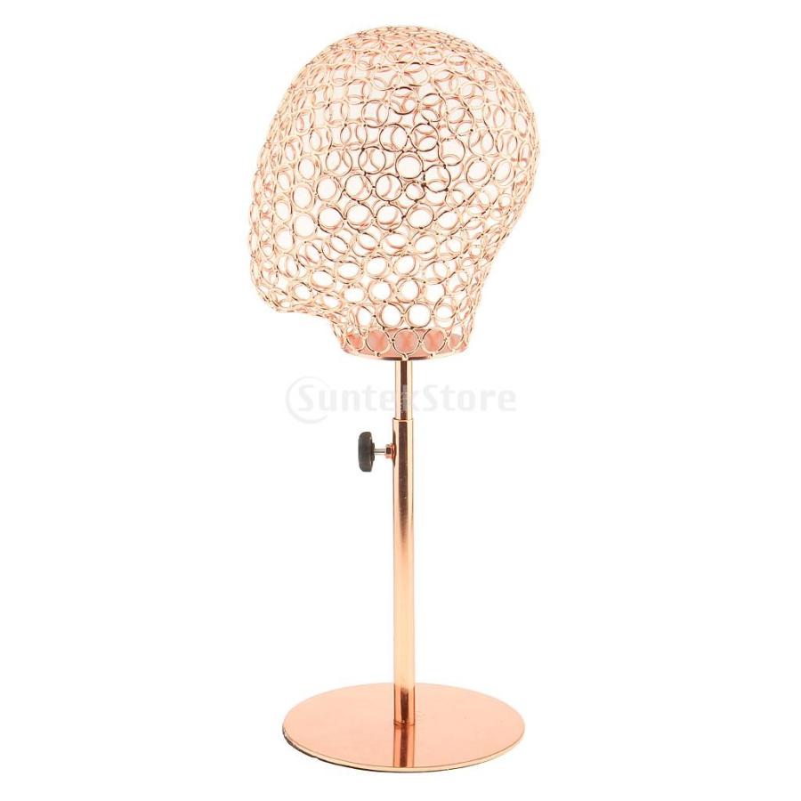 マネキンヘッド 帽子 スタンド ディスプレイ ラック ウィッグ ホルダー 調整可能 ローズゴールド Www Crownmotor Com Pk