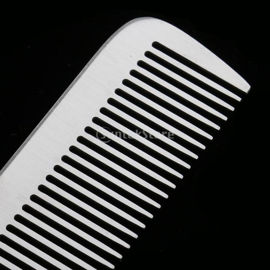 全4種類 コーム 櫛 ステンレス ヘアブラシ プロ 理髪師用 耐熱性 美容