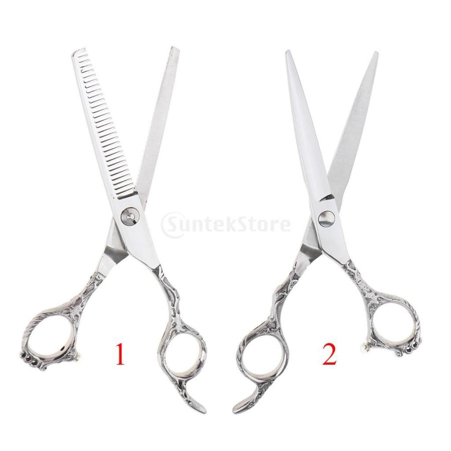 スチール バーバー サロン ヘアカット はさみ 全2種類 1 Stkショップ 通販 Yahoo ショッピング