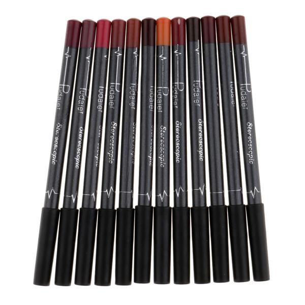 12色セット リップライナーペン 防水 マット ベルベット リップライナー鉛筆 口紅ペン 長持ち Stkショップ 通販 Yahoo ショッピング