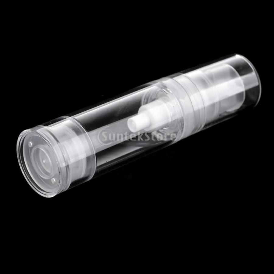 5本 ポンプボトルディスペンサー 5ml クリア 真空 ポンプボトル 化粧品
