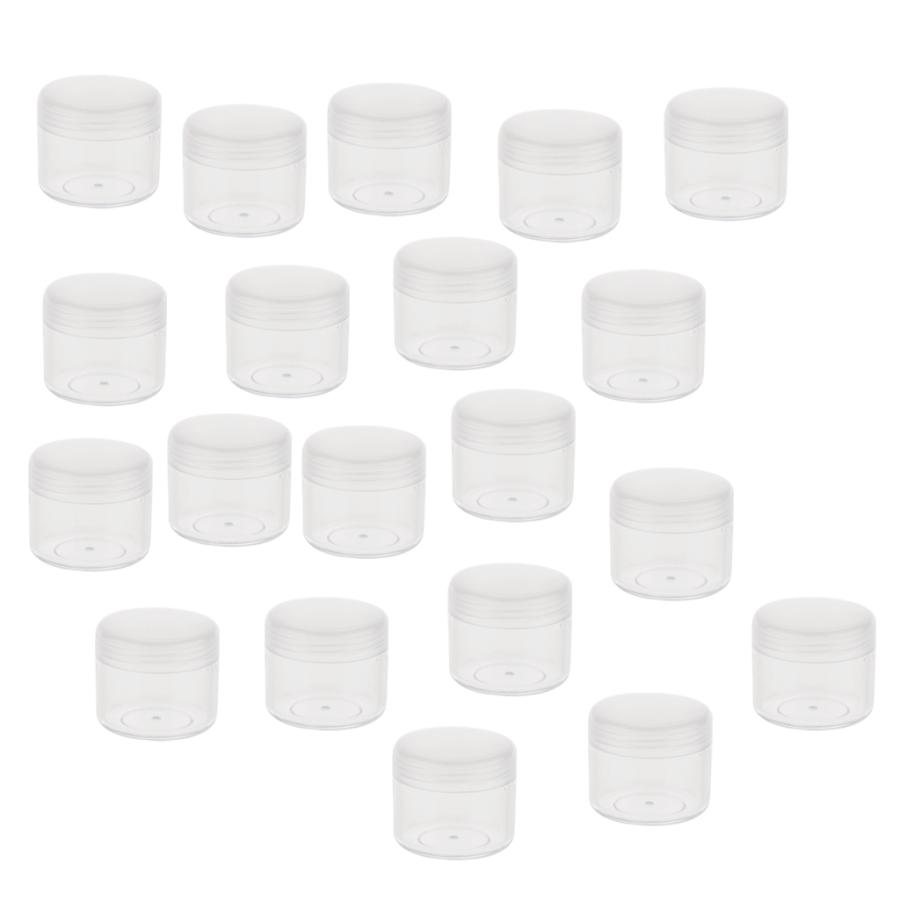 小さなプラスチック化粧品のクリームジャーポット空の化粧品容器20g 62011211 Stkショップ 通販 Yahoo ショッピング