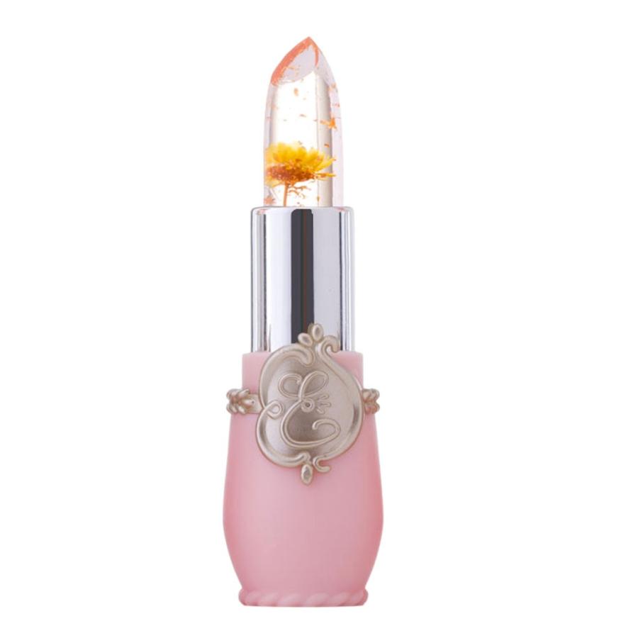 リップスティック 口紅 リップグロス リップライナー メイクアップ 花 ゼリー 温度変化色 6色選べる 04 イエロー Stkショップ 通販 Yahoo ショッピング