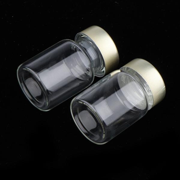 20個の空の滅菌ガラス密封血清バイアルボトル液体容器5ml : STK