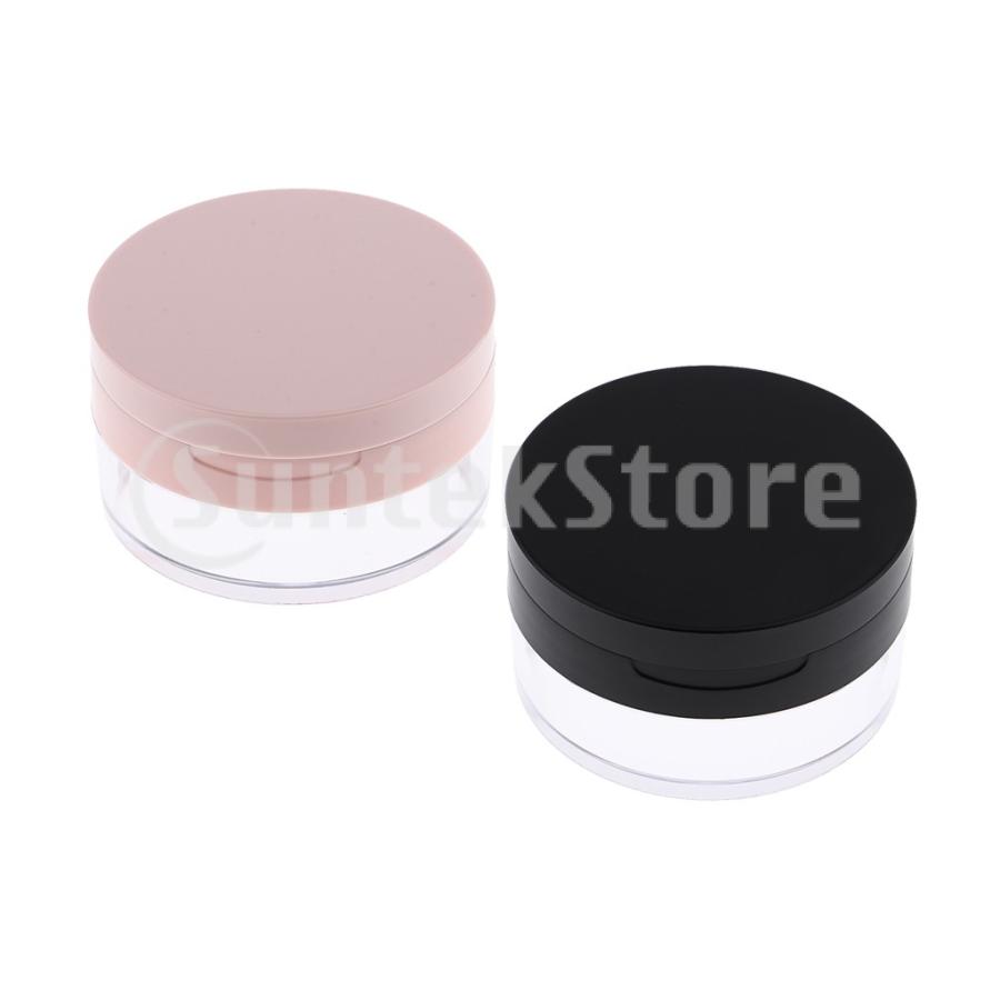 空ルースパウダーケース赤面収納容器タルカムパウダージャー20g
