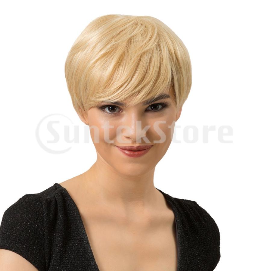 ウィッグ ショート ヘアピース レディース フルウィッグ 耐熱 前髪付き 8インチ コスプレ アクセサリー Prettyfunnyballoons Com