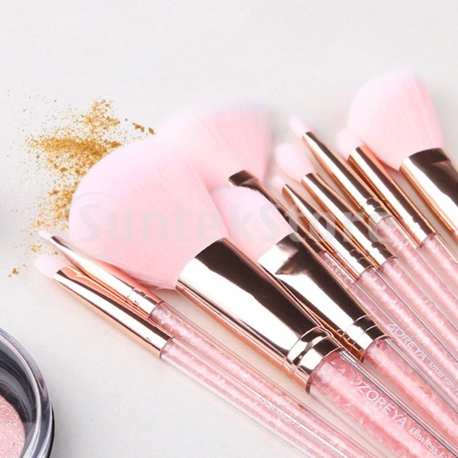 パウダーブラシ ファンデーションブラシ 収納袋付き 10本セット 化粧用化粧ブラシ アイライナーブラシ Stkショップ 通販 Yahoo ショッピング