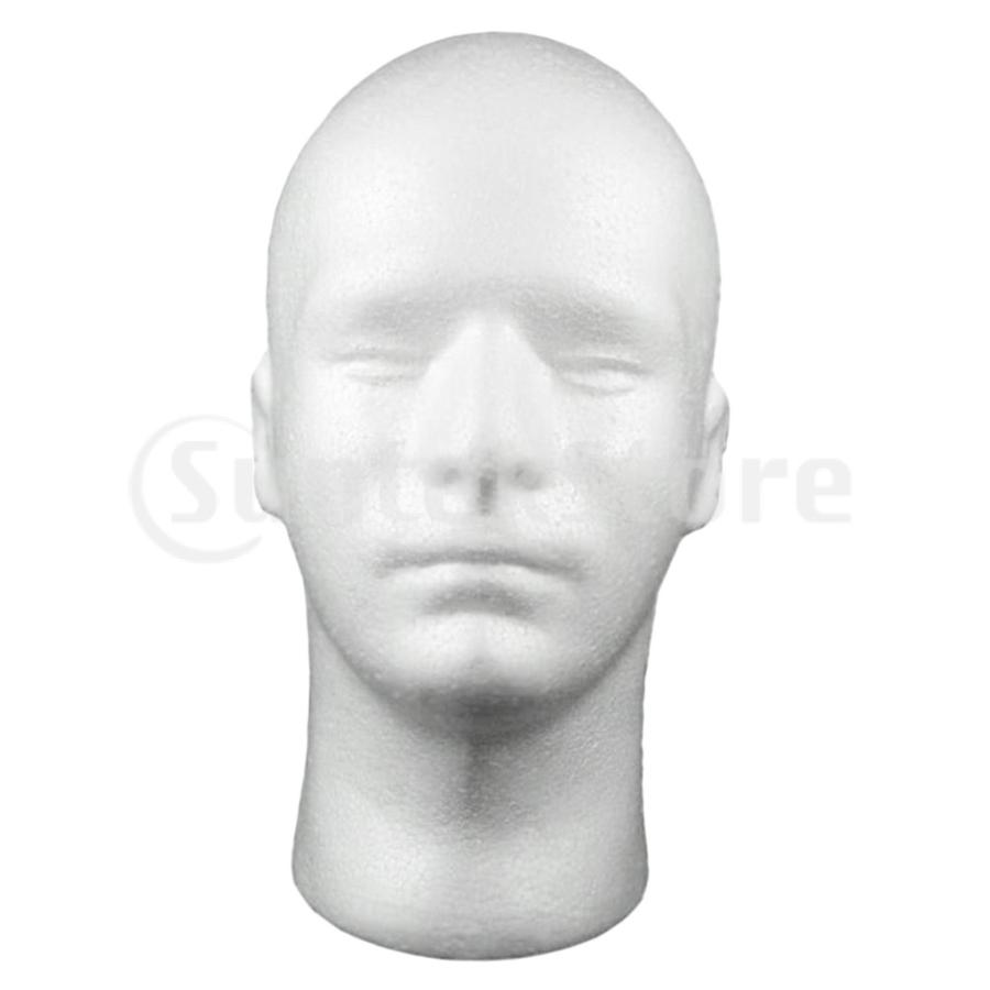 マネキンヘッド 男性 ヘッドモデル ウィッグ 帽子 かつら スカーフ