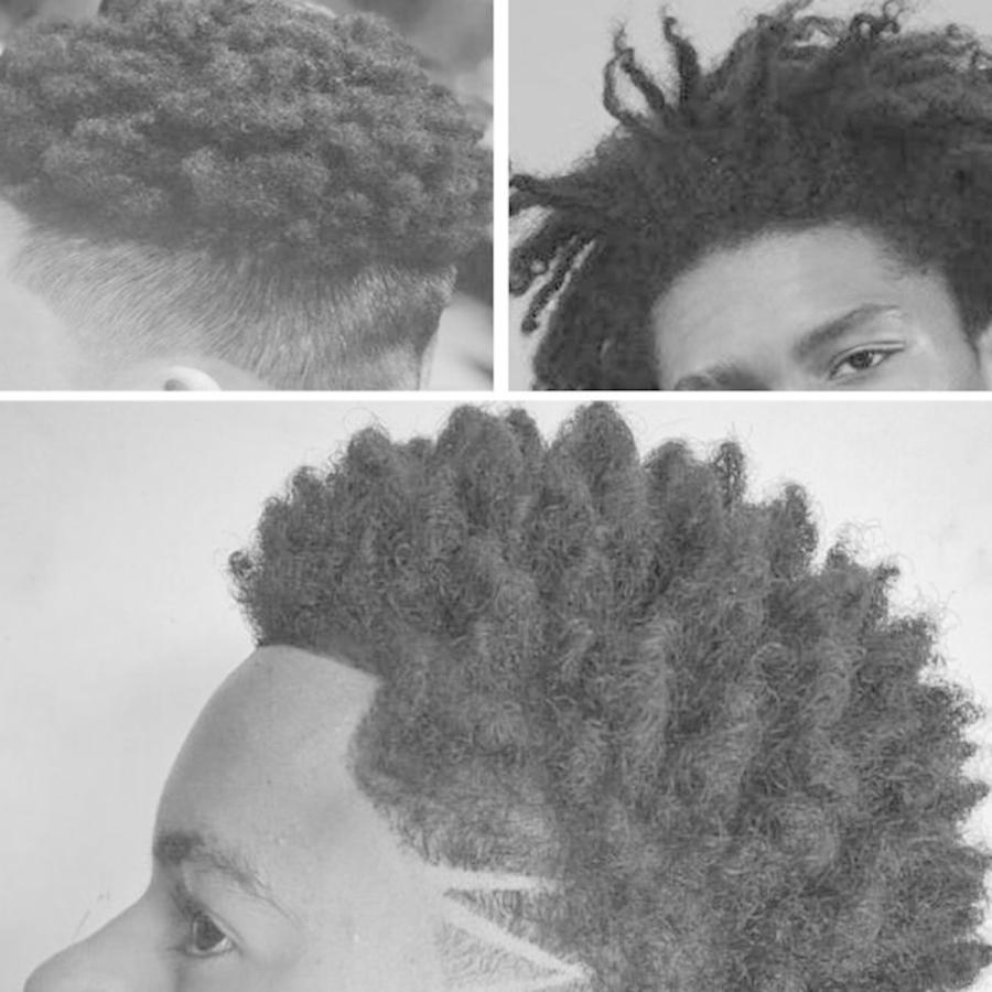 ドレッドアフロロックスツイストコイルツール大穴用ウェーブバーバー