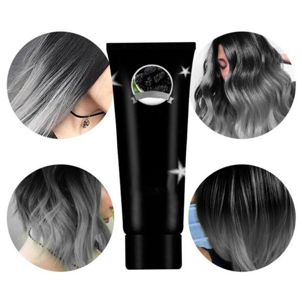 サーモセンシングヘアダイヘアカラーダイdiyヘアカラーワックスブラックシルバー Stkショップ 通販 Yahoo ショッピング